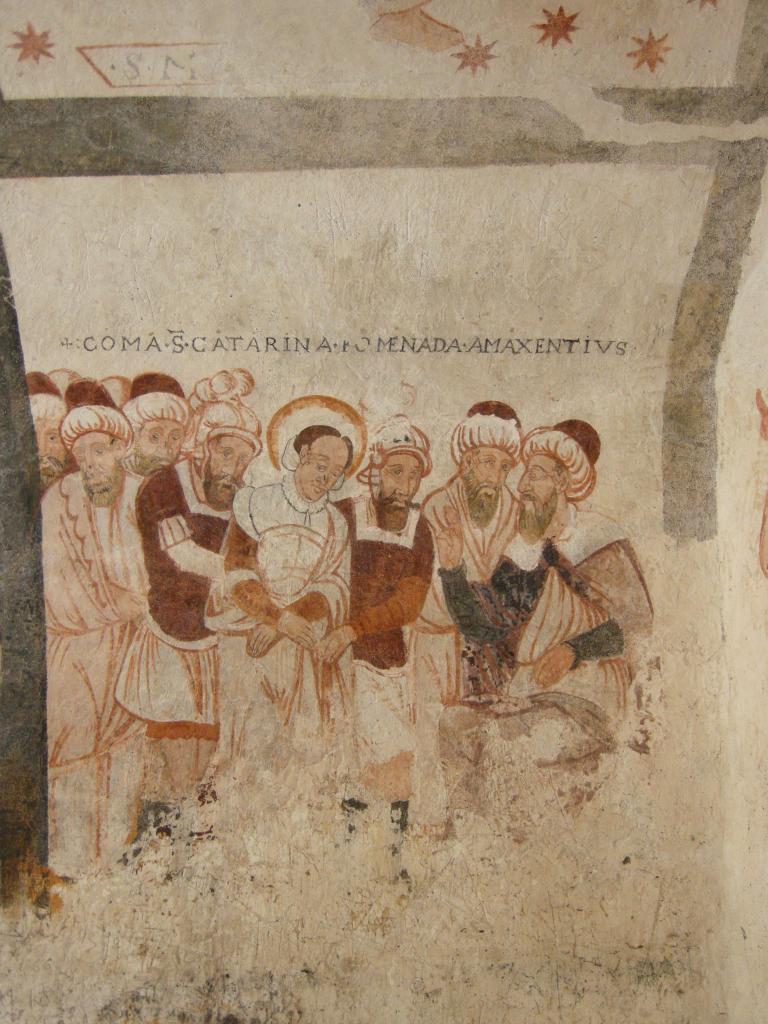 peinture monumentale : Vie de sainte Catherine