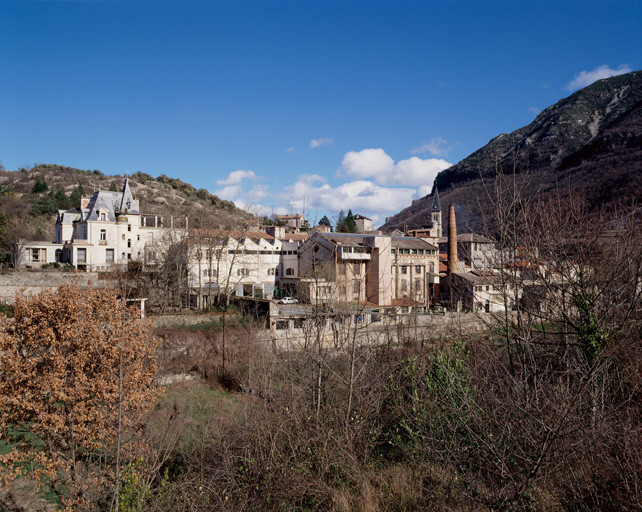 usine de bonneterie de soie et de coton Brun, puis Brun d'Arre