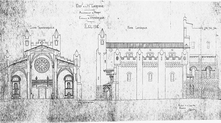 prieuré de bénédictins Saint-Pierre et Saint-Phébade, puis église paroissiale