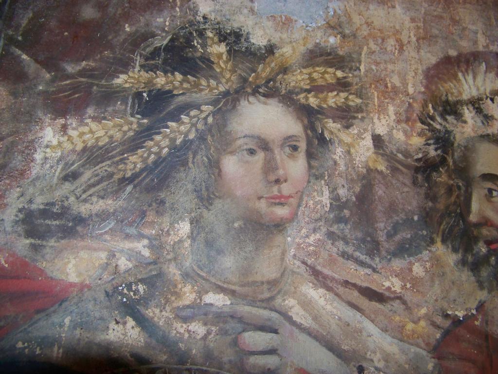 Les peintures murales du studiolo