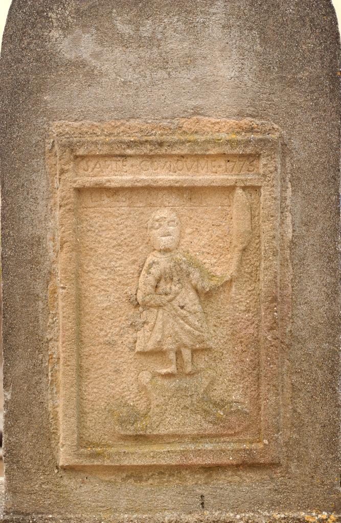 bas-relief : Sainte Colombe de Sens