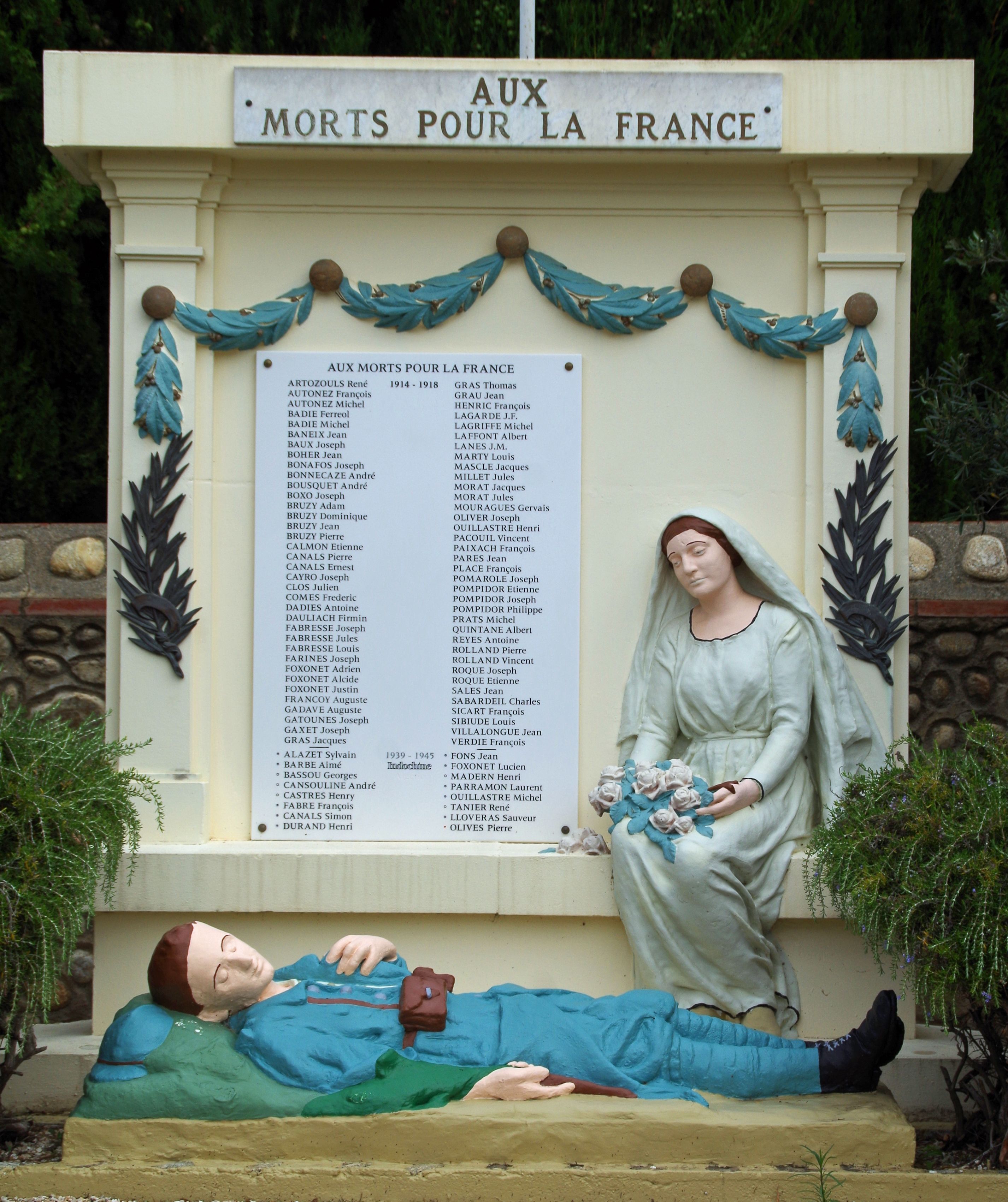 monument aux morts de la guerre de 1914-1918