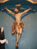 Croix de procession : Christ en croix (retable du Christ)