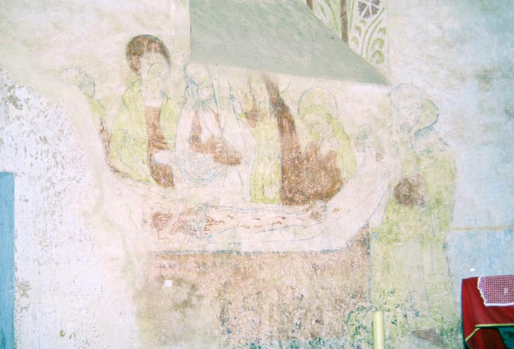 peinture monumentale : Les peintures du choeur et les Vertus
