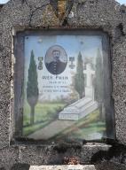 plaque funéraire souvenir (soldat mort au combat)