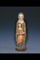 groupe sculpté (statuette) : Sainte Anne et la Vierge