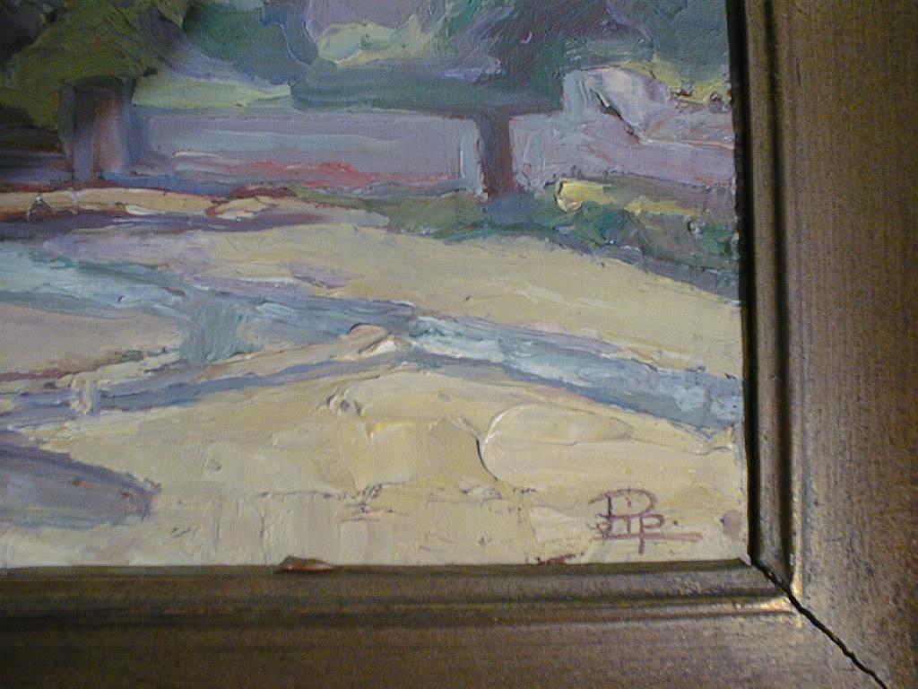 tableau et son cadre : Vaison-la-Romaine