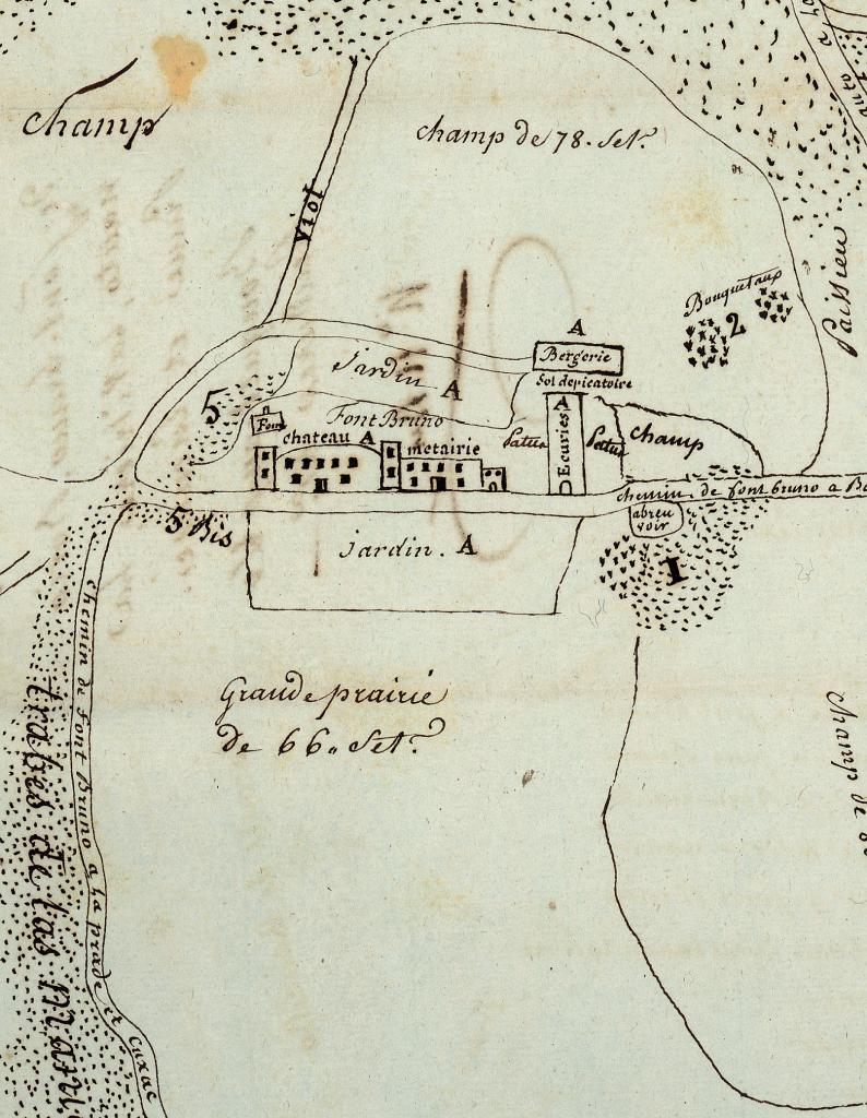 ferme de chartreux, dénommée domaine de Fontbruno