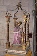 dais de procession, statue : saint Roch et l'ange