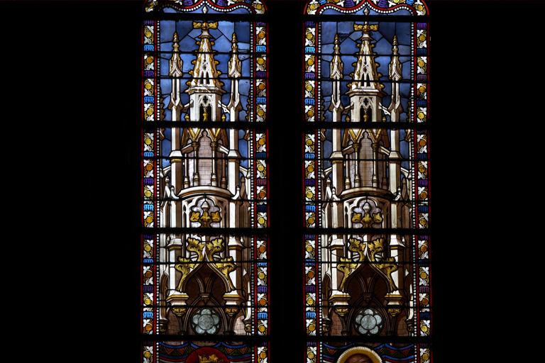 verrière N°17 de l'ancienne cathédrale de Narbonne