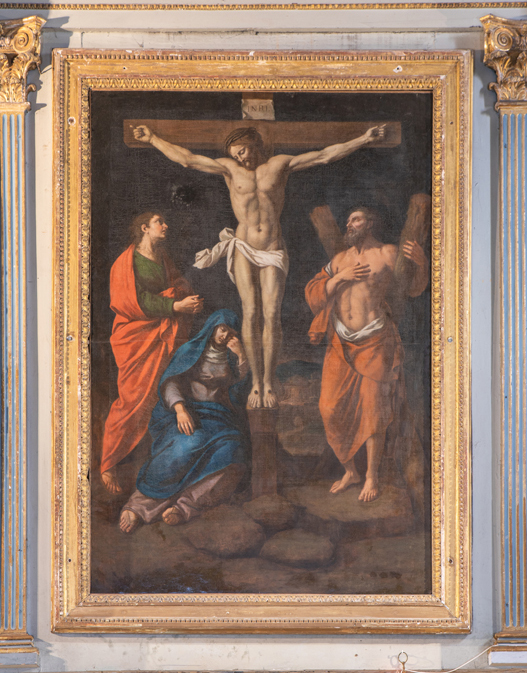 tableau du retable majeur : Crucifixion