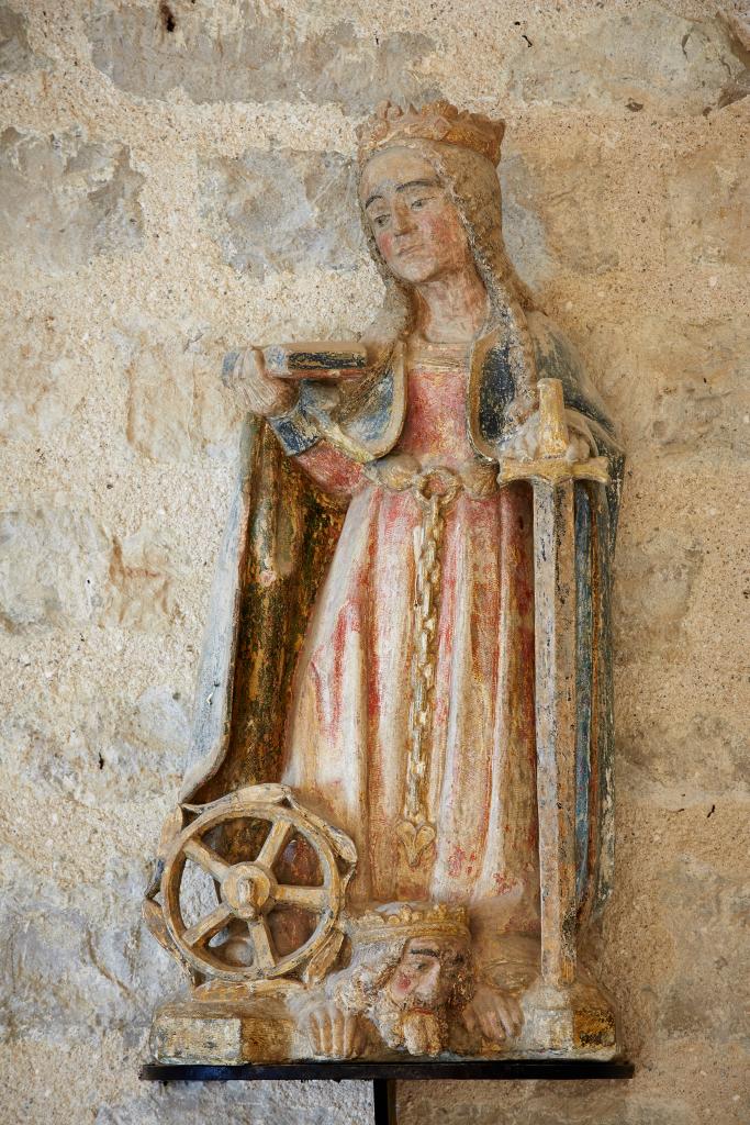 statue : Sainte Catherine d'Alexandrie