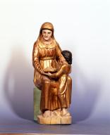 groupe sculpté : sainte Anne et la Vierge