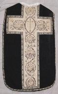 chasuble et étole noires (n° 1)