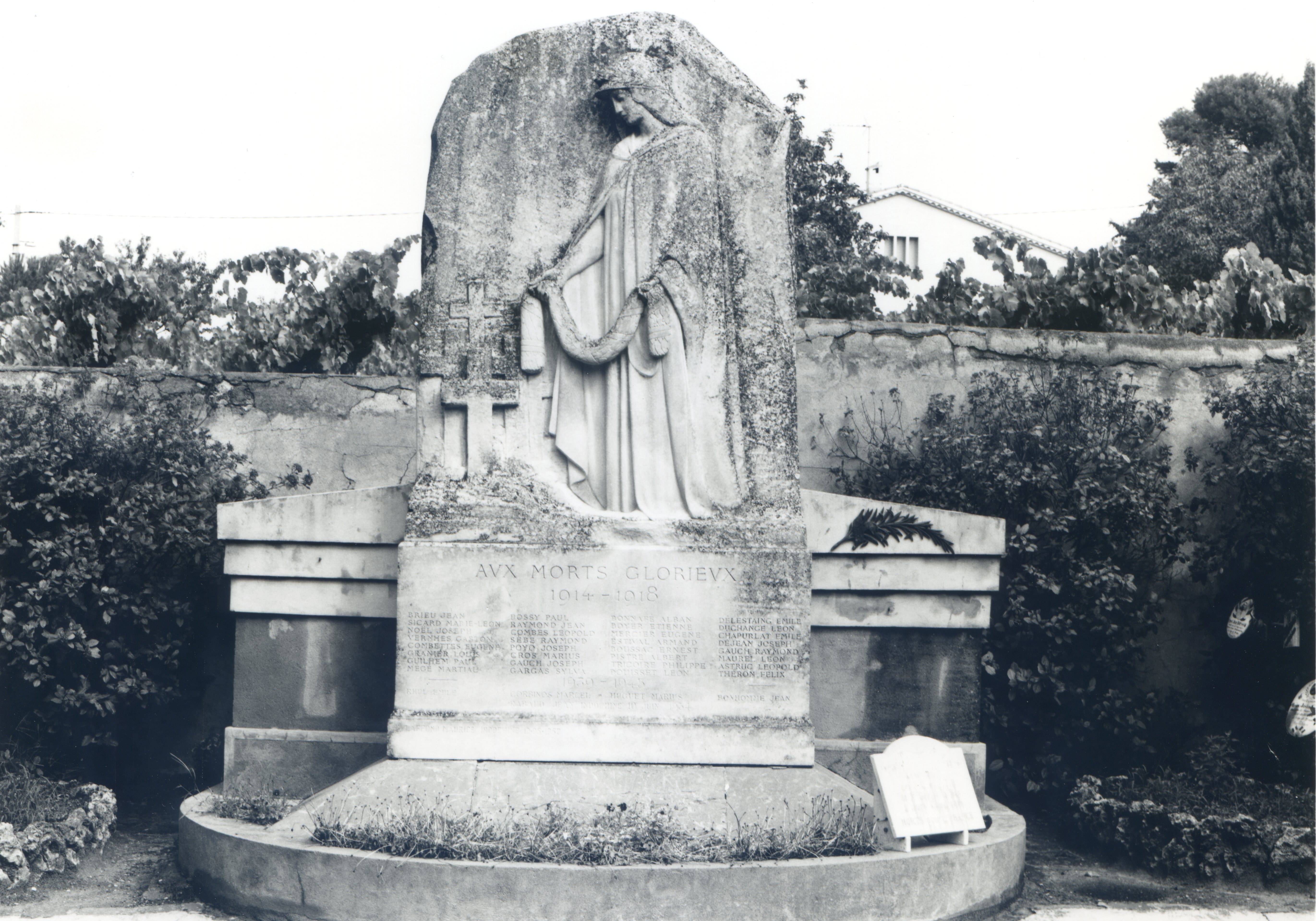 monument aux morts, de la guerre de 1914-1918