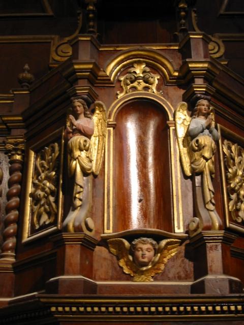 autel secondaire de la Vierge de Pitié : retable