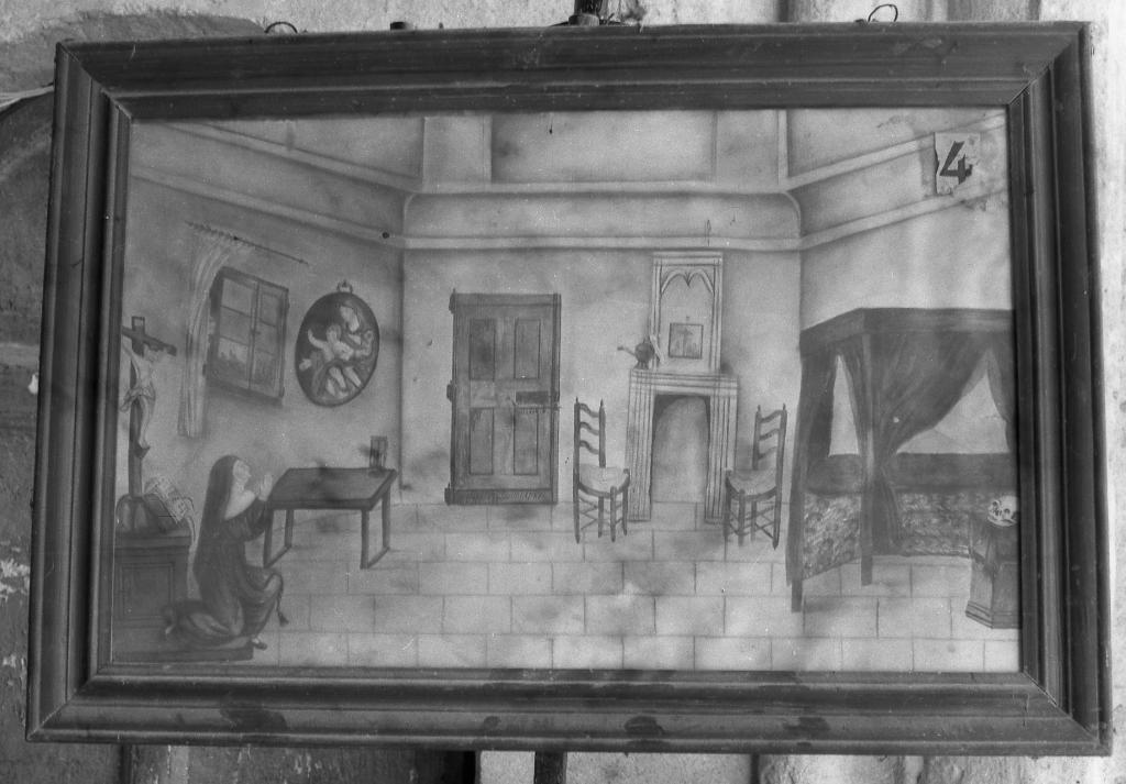 ex-voto : religieux en prières