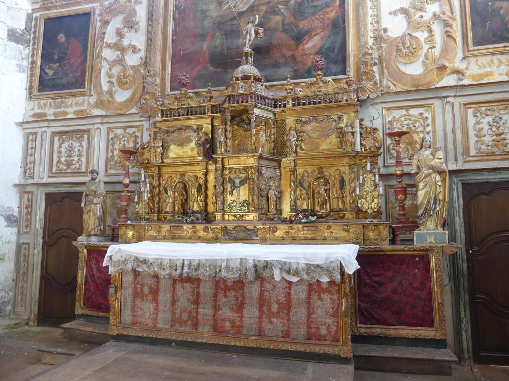 ensemble du maître-autel et de son retable