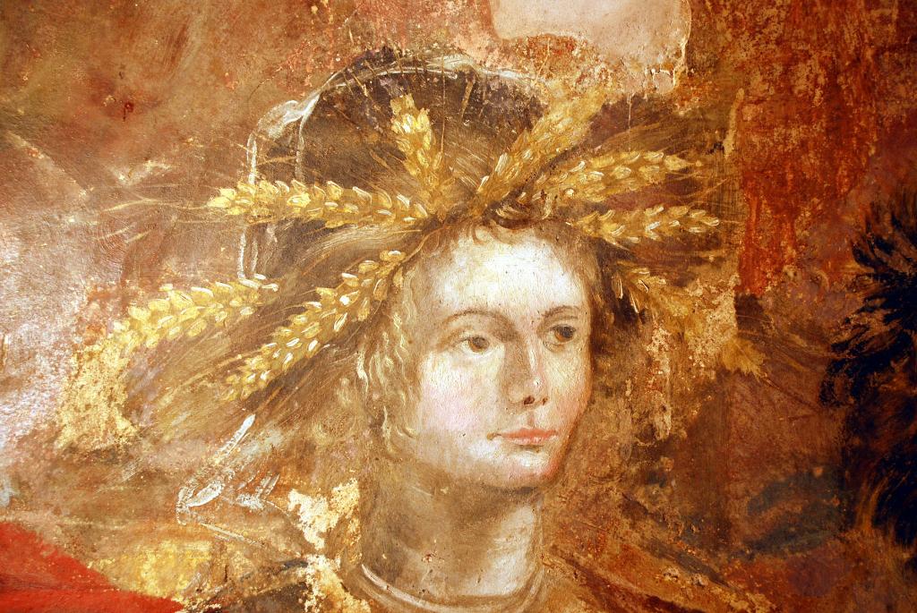 Les peintures murales du studiolo