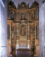 retable architecturé à niche