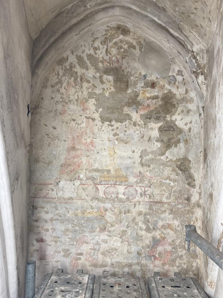 peinture monumentale de la chapelle du Saint-Sépulcre