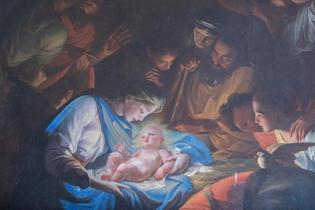 tableau : Adoration des bergers