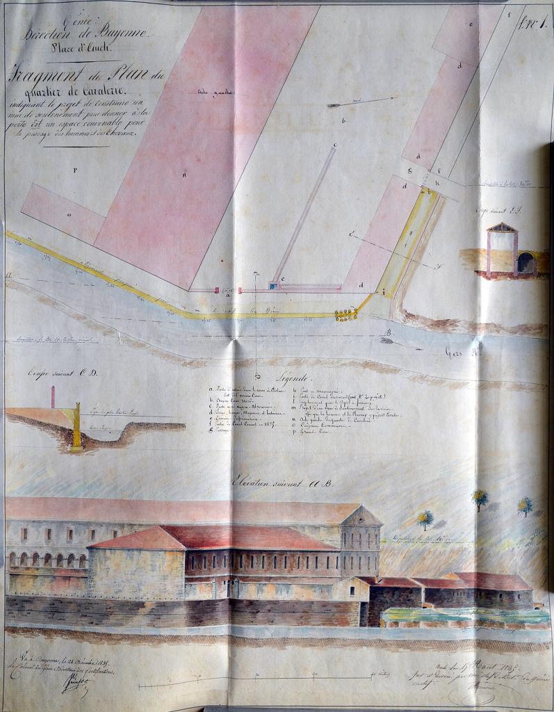 Quartier de cavalerie Henry, puis Quartier de cavalerie Espagne, Caserne d'artillerie et Centre d'Instruction du service de l'Intendance