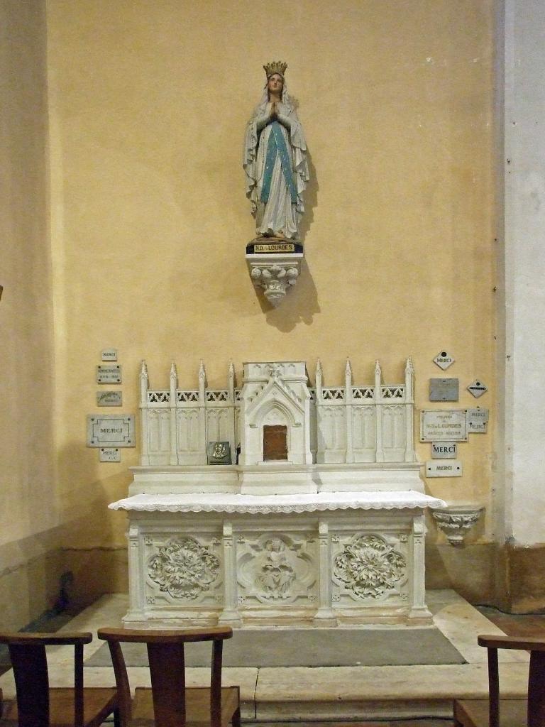 autel secondaire : La Vierge aux 7 colombes