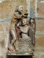 groupe sculpté : Le Baptême du Christ