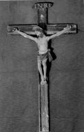Croix encadrée : Christ en croix