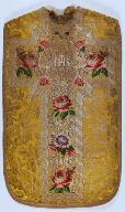 Chasuble or avec étole et manipule