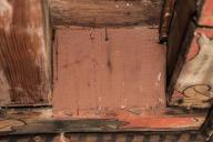 plafond peint du premier étage de l'ancien presbytère : closoir IIIb1.