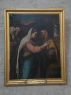 tableau et son cadre : La Visitation