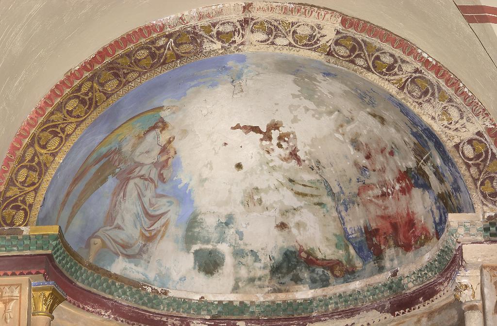 peinture monumentale du choeur : Glorification de la Vierge