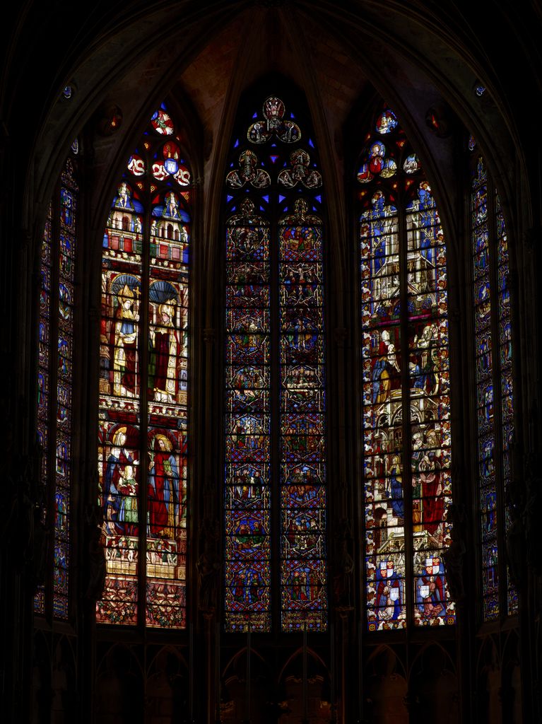 ensemble des verrières de Saint-Nazaire de Carcassonne