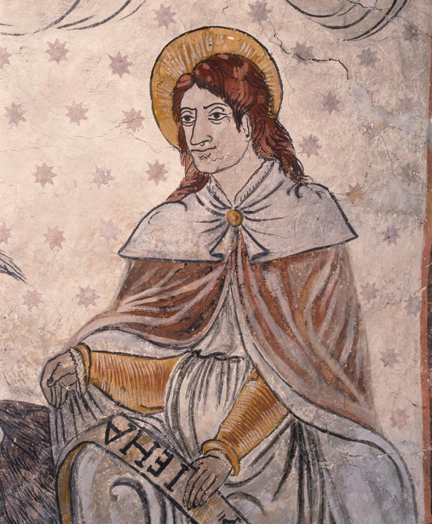 peinture monumentale de la voûte de la nef