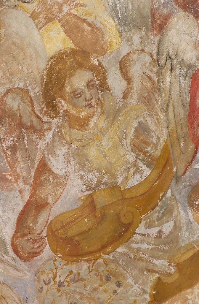 peinture monumentale du choeur : Glorification de la Vierge