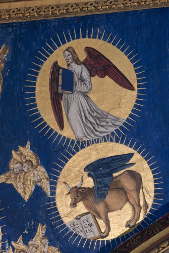 ensemble des peintures monumentales de la voûte et des chapelles