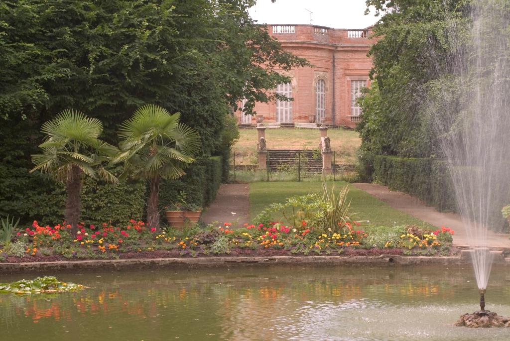 ancien jardin d'agrément du château de Reynerie, actuellement parc public