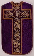 Ornement liturgique catholique violet