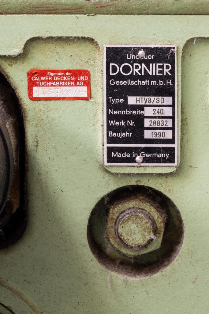 métier à tisser Dornier, type HTV 8/SD