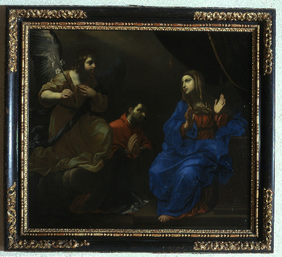 Annonciation avec saint Charles-Borromée copié par Nicolas Mignard sur le tableau du Guide