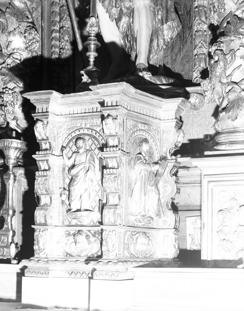 tabernacle : Christ, saint André, saint Jean-Baptiste