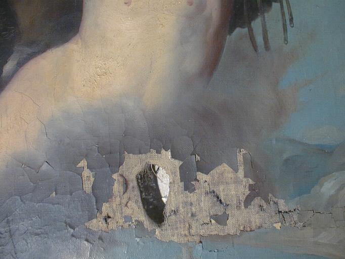 tableau et son cadre : Sainte Madeleine ravie en extase