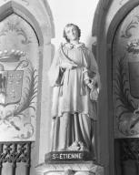 statue : saint Etienne (statuaire saint sulpicienne)