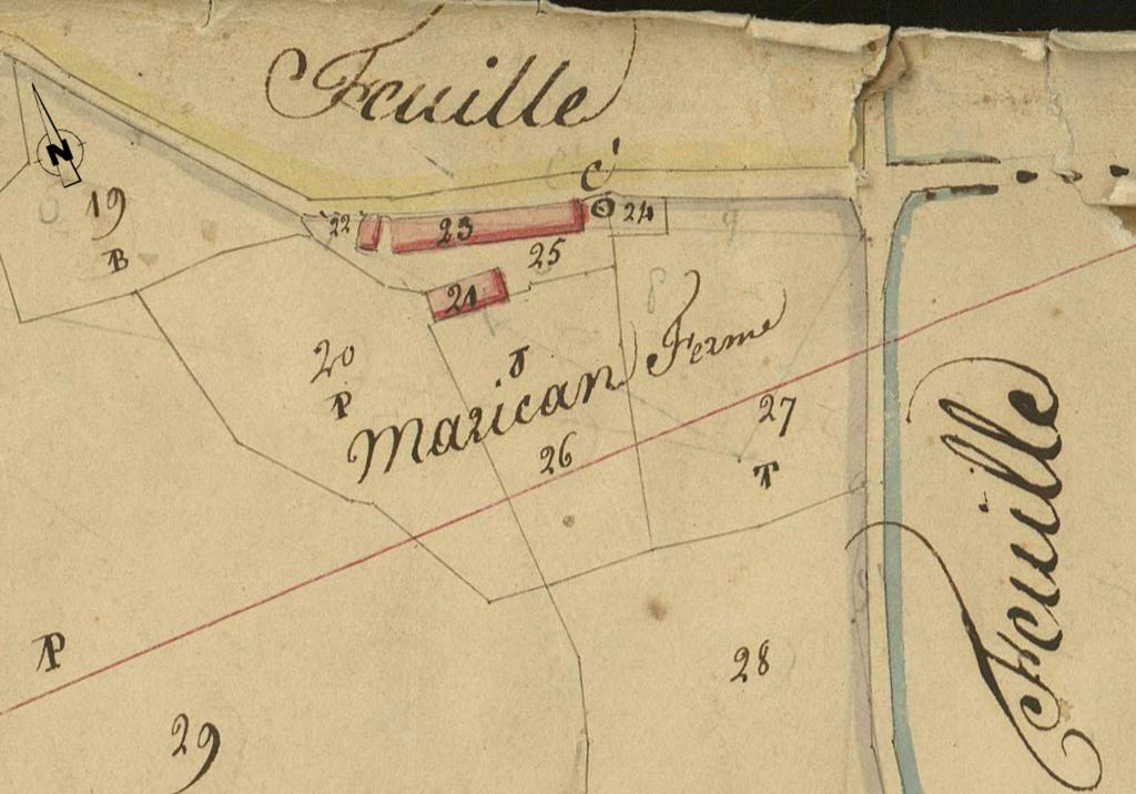 demeure, domaine agricole de Marican