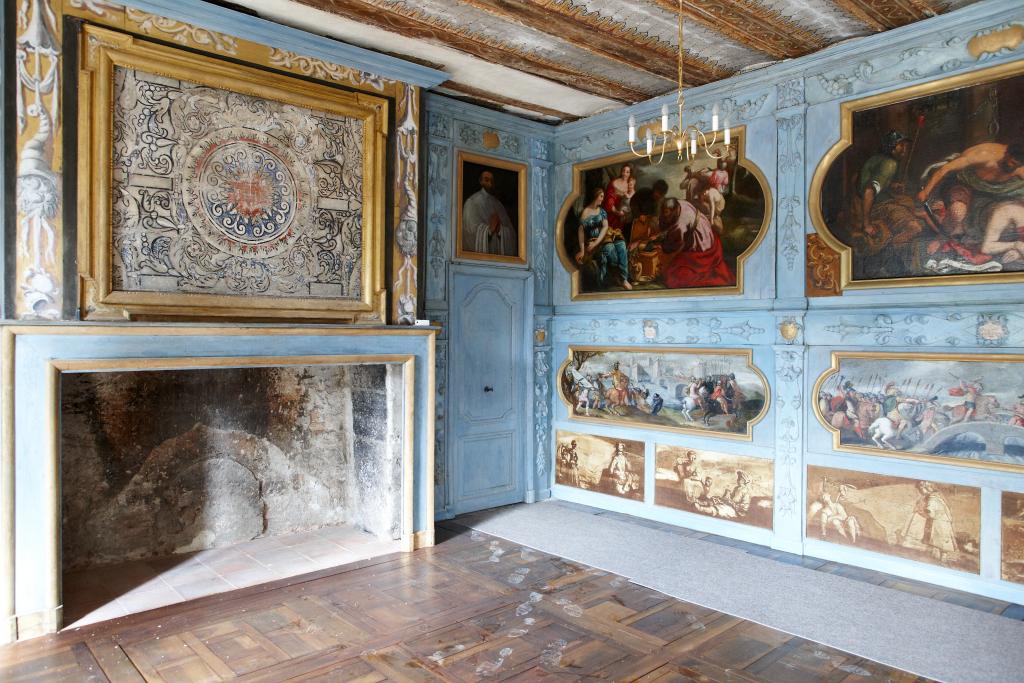 ensemble des peintures et boiseries des salons de l'ancien collège Champollion