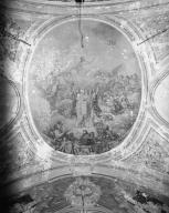 peintures monumentales : allégorie de la manufacture de Villeneuvette