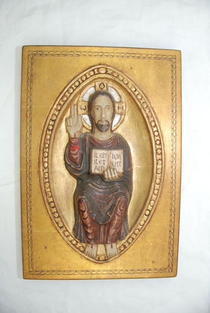 bas-relief : Christ de la Parousie