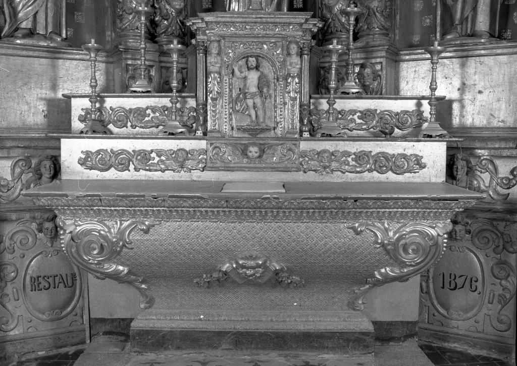autel maître-autel de la Vierge Retable de la Vierge